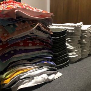 Alva Baby One Size Cloth Diapers and Inserts